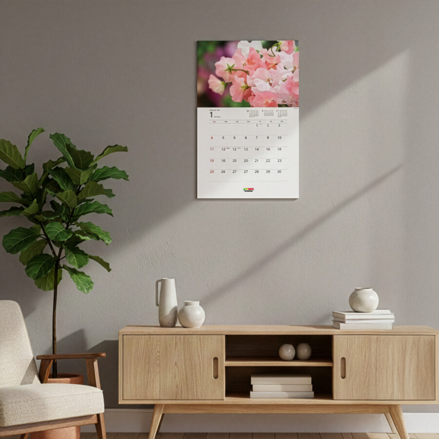 NDS様 オリジナル壁掛けカレンダー | 印刷は名古屋の駒田印刷